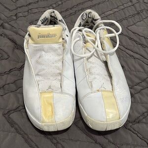 Air Jordan Team Elite 2 Low 2007 Men’s Size 9 White Platinum